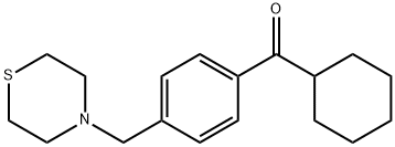 CYCLOHEXYL 4-(THIOMORPHOLINOMETHYL)PHENYL KETONE Struktur