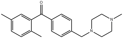 2,5-DIMETHYL-4'-(4-METHYLPIPERAZINOMETHYL) BENZOPHENONE price.