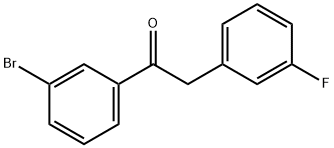 3'-BROMO-2-(3-FLUOROPHENYL)ACETOPHENONE Struktur