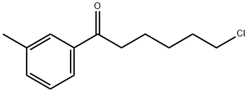 6-CHLORO-1-(3-METHYLPHENYL)-1-OXOHEXANE Struktur