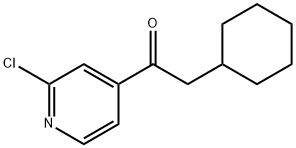 1-(2-CHLORO-PYRIDIN-4-YL)-2-CYCLOHEXYL-ETHANONE price.