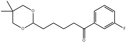 5-(5,5-DIMETHYL-1,3-DIOXAN-2-YL)-3'-FLUOROVALEROPHENONE price.