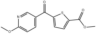 METHYL 5-(6-METHOXYNICOTINOYL) THIOPHENE-2-CARBOXYLATE price.