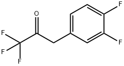 3-(3,4-二氟苯基)-1,1,1-三氟丙烷-2-酮, 898787-47-8, 結(jié)構(gòu)式