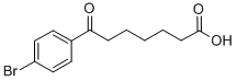 7-(4-BROMOPHENYL)-7-OXOHEPTANOIC ACID Struktur