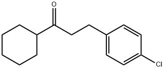 2-(4-CHLOROPHENYL)ETHYL CYCLOHEXYL KETONE Struktur