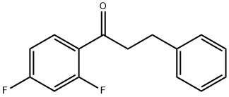 2',4'-DIFLUORO-3-PHENYLPROPIOPHENONE Struktur