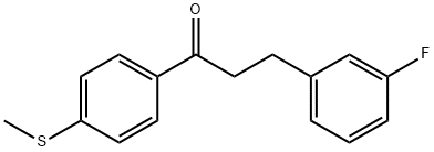 3-(3-FLUOROPHENYL)-4'-THIOMETHYLPROPIOPHENONE price.