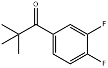 3',4'-DIFLUORO-2,2-DIMETHYLPROPIOPHENONE Struktur