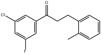 3'-CHLORO-5'-FLUORO-3-(2-METHYLPHENYL)PROPIOPHENONE price.