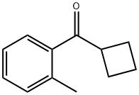 CYCLOBUTYL 2-METHYLPHENYL KETONE Struktur