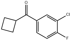 3-CHLORO-4-FLUOROPHENYL CYCLOBUTYL KETONE price.