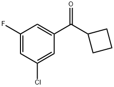 3-CHLORO-5-FLUOROPHENYL CYCLOBUTYL KETONE price.