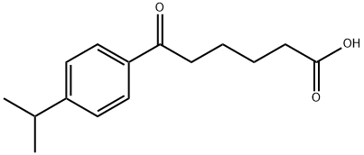 6-(4-ISOPROPYLPHENYL)-6-OXOHEXANOIC ACID Struktur