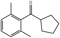 CYCLOPENTYL 2,6-DIMETHYLPHENYL KETONE Struktur