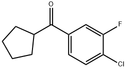 4-CHLORO-3-FLUOROPHENYL CYCLOPENTYL KETONE price.