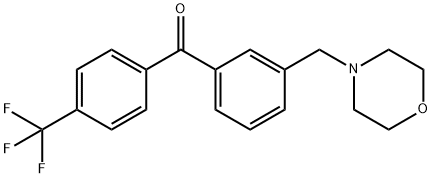 3-MORPHOLINOMETHYL-4'-TRIFLUOROMETHYLBENZOPHENONE price.