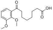 8-(2,3-DIMETHOXYPHENYL)-8-OXOOCTANOIC ACID Struktur