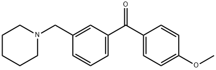 4'-METHOXY-3-PIPERIDINOMETHYL BENZOPHENONE price.