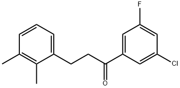 3'-CHLORO-3-(2,3-DIMETHYLPHENYL)-5'-FLUOROPROPIOPHENONE price.