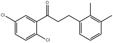 2',5'-DICHLORO-3-(2,3-DIMETHYLPHENYL)PROPIOPHENONE Struktur