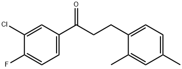 3'-CHLORO-3-(2,4-DIMETHYLPHENYL)-4'-FLUOROPROPIOPHENONE price.