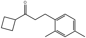 CYCLOBUTYL 2-(2,4-DIMETHYLPHENYL)ETHYL KETONE Struktur