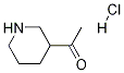 Ethanone, 1-(3-piperidinyl)-, hydrochloride Struktur