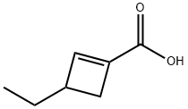 1-Cyclobutene-1-carboxylic acid, 3-ethyl- (7CI,9CI)