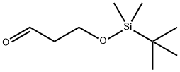 3-[(TERT-BUTYLDIMETHYLSILYL)OXY]-1-PROPANAL Struktur