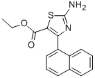 2-AMINO-4-(1-NAPHTHALENYL)-5-THIAZOLECARBOXYLIC ACID ETHYL ESTER Struktur