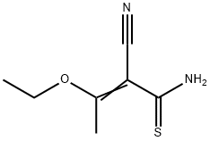 2-cyano-3-ethoxybut-2-enethioaMide Struktur