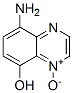 5-Quinoxalinol,  8-amino-,  4-oxide Struktur