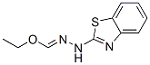 Methanehydrazonic acid, N-2-benzothiazolyl-, ethyl ester (9CI) Struktur