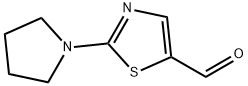 2-PYRROLIDIN-1-YL-1,3-THIAZOLE-5-CARBALDEHYDE Struktur