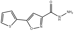 5-THIOPHEN-2-YL-ISOXAZOLE-3-CARBOXYLIC ACID HYDRAZIDE Struktur