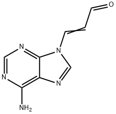 9-(3-oxoprop-1-enyl)adenine Struktur