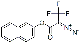 2-naphthyl 2-diazo-3,3,3-trifluoropropionate Struktur