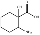 Cyclohexanecarboxylic  acid,  2-amino-1-hydroxy- Struktur