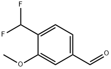 4-(DIFLUOROMETHYL)-3-METHOXYBENZALDEHYDE Struktur