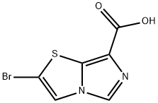 2-BroMoiMidazo[5,1-b]thiazole-7-carboxylic acid Struktur