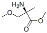 D-Serine, O,2-dimethyl-, methyl ester (9CI) Struktur