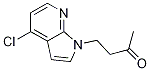 2-Butanone, 4-(4-chloro-1H-pyrrolo[2,3-b]pyridin-1-yl) Struktur