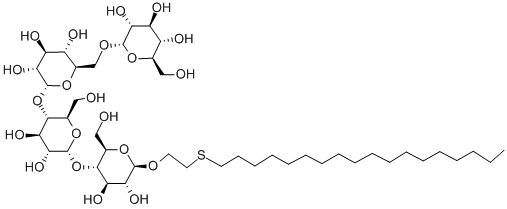 ALPHA-D-GLC-[1->6]-ALPHA-D-GLC-[1->4]-ALPHA-D-GLC-[1->4]-BETA-D-GLC-1->O-OTE Struktur