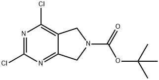 TERT-BUTYL 2,4-DICHLORO-5H-PYRROLO[3,4-D]PYRIMIDINE-6(7H)-CARBOXYLATE price.