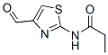 Propanamide,  N-(4-formyl-2-thiazolyl)- Struktur