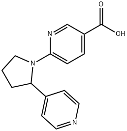 6-(2-PYRIDIN-4-YL-PYRROLIDIN-1-YL)-NICOTINIC ACID Struktur