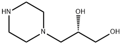 (S)-3-(Piperazin-1-yl)propane-1,2-diol Struktur