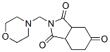 1H-Isoindole-1,3,5(2H,4H)-trione,  tetrahydro-2-(4-morpholinylmethyl)- Struktur