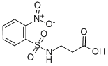 3-(2-NITRO-BENZENESULFONYLAMINO)-PROPIONIC ACID Struktur